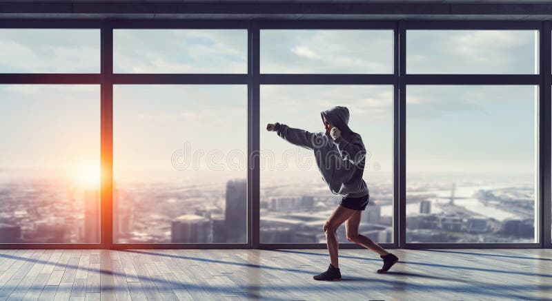 Zij zal een champ zijn Gemengde media royalty-vrije stock foto Zij zal een champ zijn Gemengde media royalty-vrije stock foto