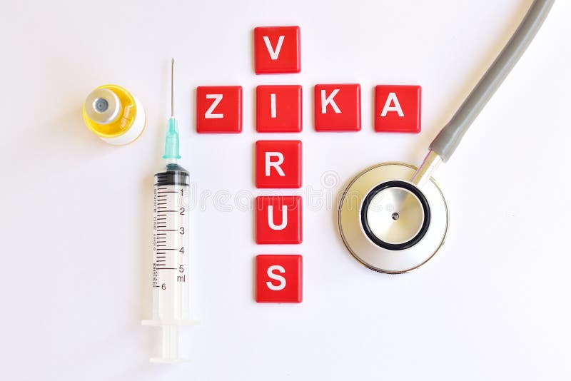 Zika virus royaltyfri bild Zika virus royaltyfri bild