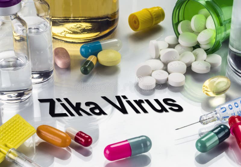 Zika Virus, Medicines As Concept Of Ordinary Treatment, Conceptual Image royalty free stock images Zika Virus, Medicines As Concept Of Ordinary Treatment, Conceptual Image royalty free stock images