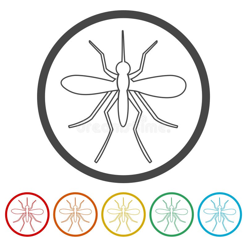 Zika-Virusikonen eingestellt lizenzfreie abbildung Zika-Virusikonen eingestellt lizenzfreie abbildung