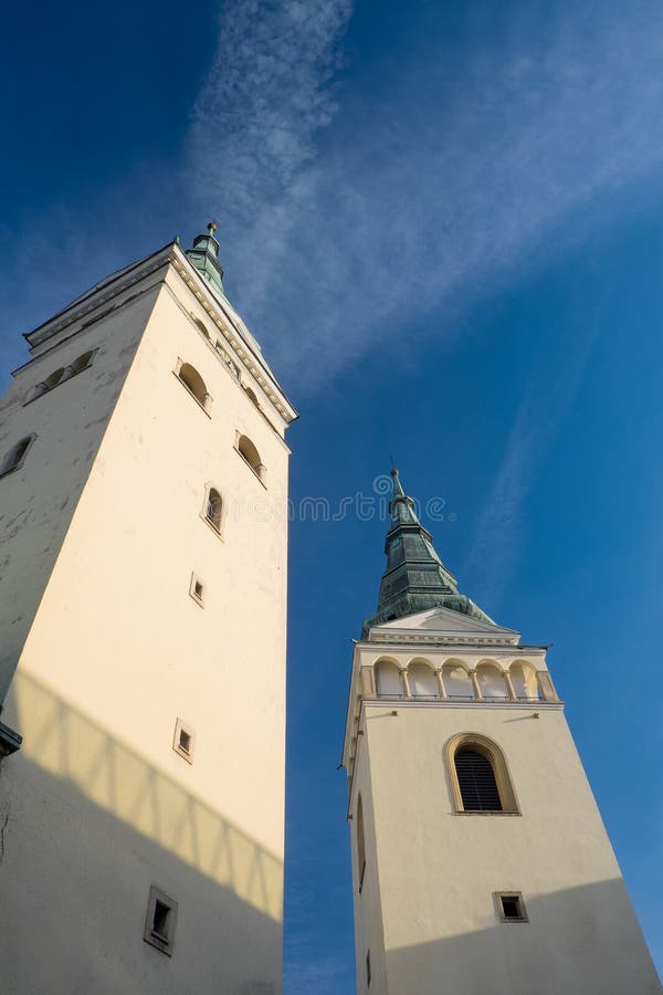 Zilina, Slovak Republic,Church of the Holy Trinity Two towers