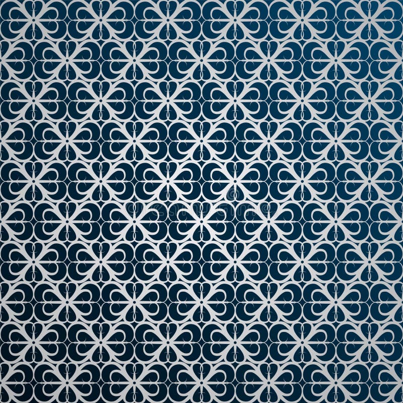 Achtergrond met zilveren ornament stock illustratie