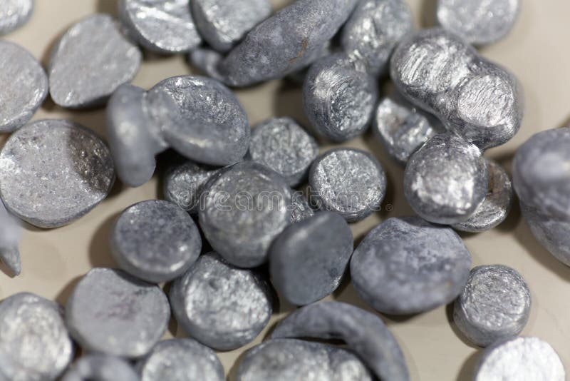 Zinc granulate stock image. Image of experiment, bodies 84443243
