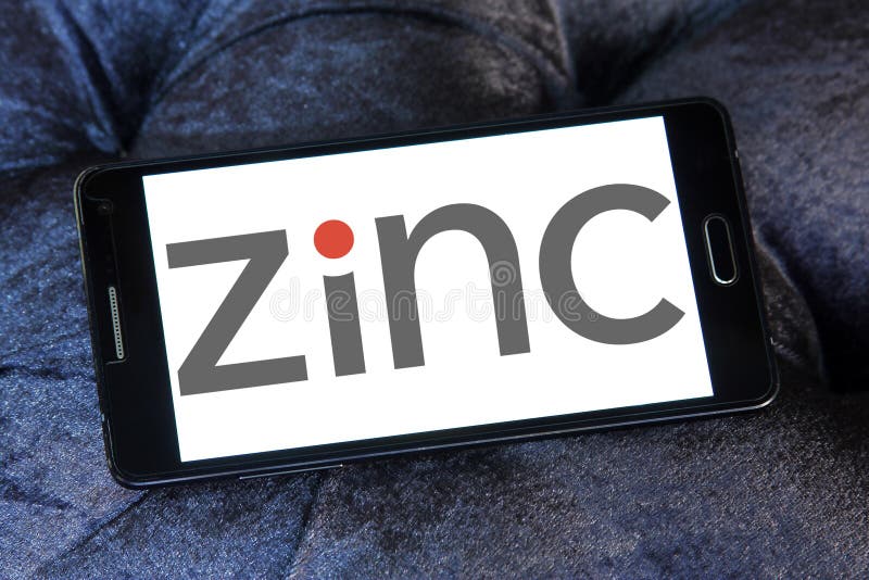 Zinc logo editorial image. Image of sign, file, messaging 106238800