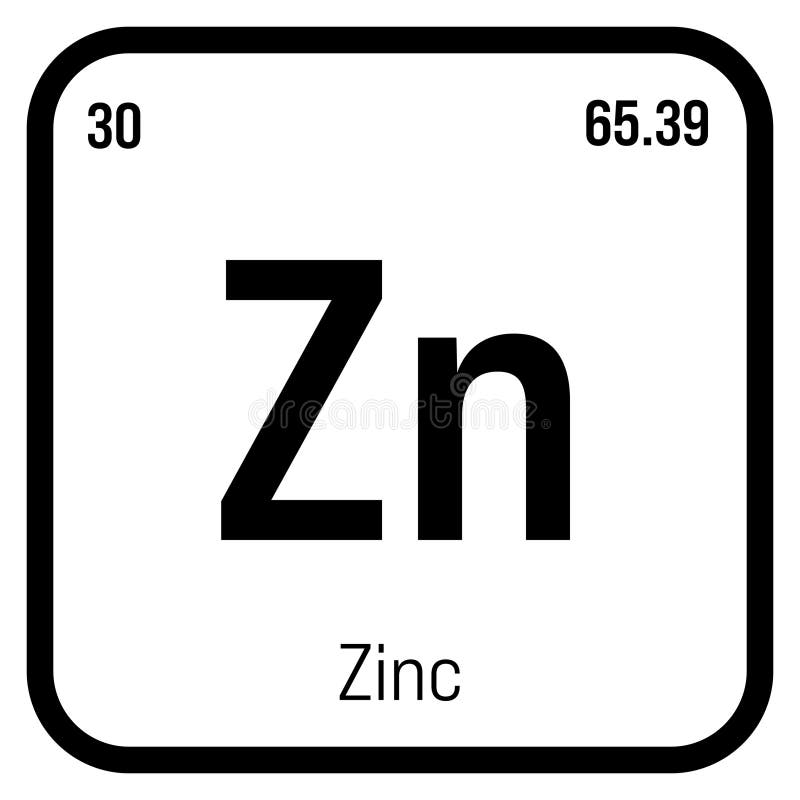 Periodic Table Element Zinc Stock Illustrations 524 Periodic Table