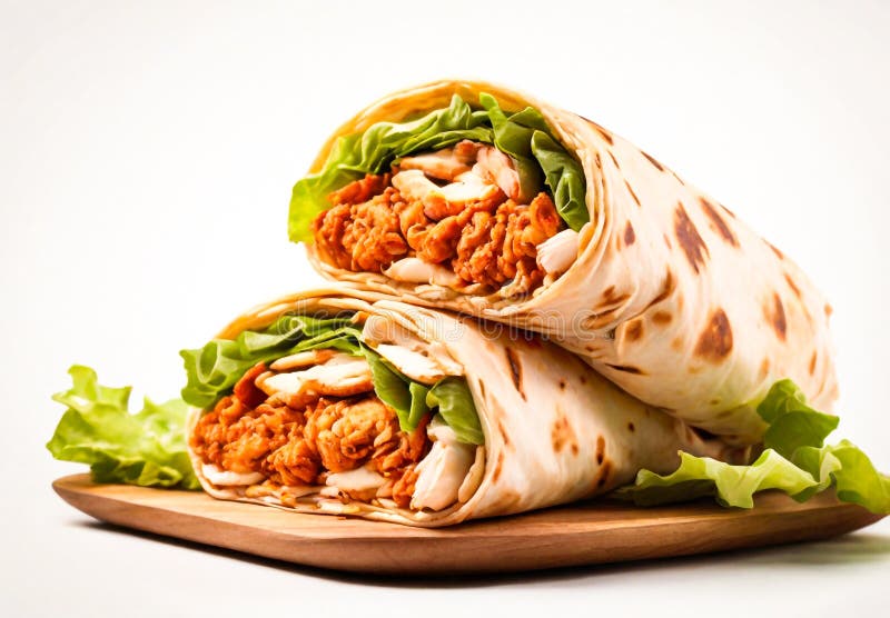 Zinger eller Chicken Broast är inslagen friterad kyckling som antingen är en oäkta. vektor illustrationer
