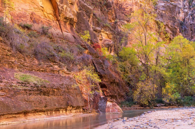 Zion National Park Scenic Landscape in Autumn