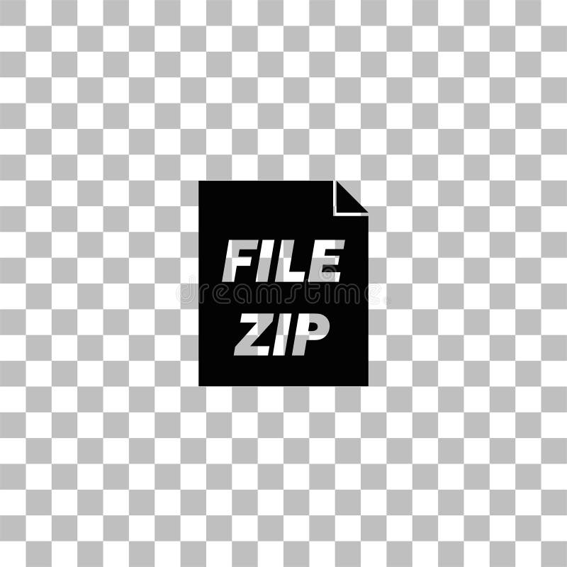 ZIP file icon flat stock vector. Illustration of flat - 149210988