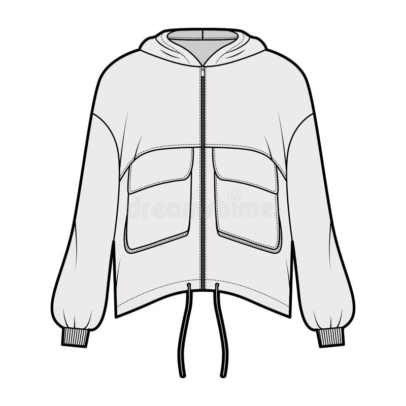 windbreaker outline