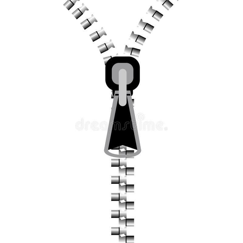 Zipper stock illustration. Illustration of open, parting - 12454419