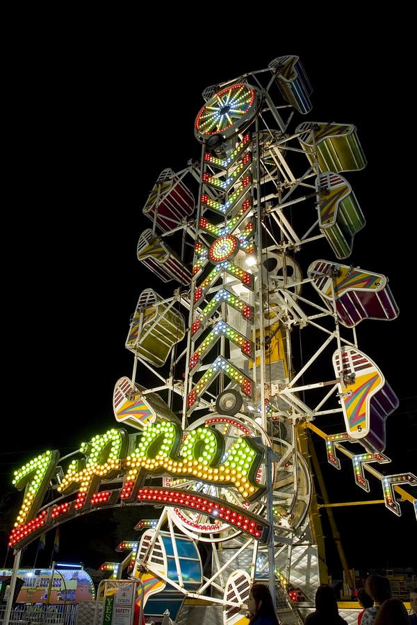 The Zipper at Night