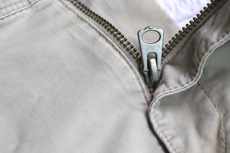 Image result for zipper stuck on woman's slacks back side