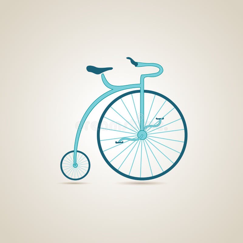 Zirkus-Fahrrad Auch im corel abgehobenen Betrag lizenzfreie abbildung