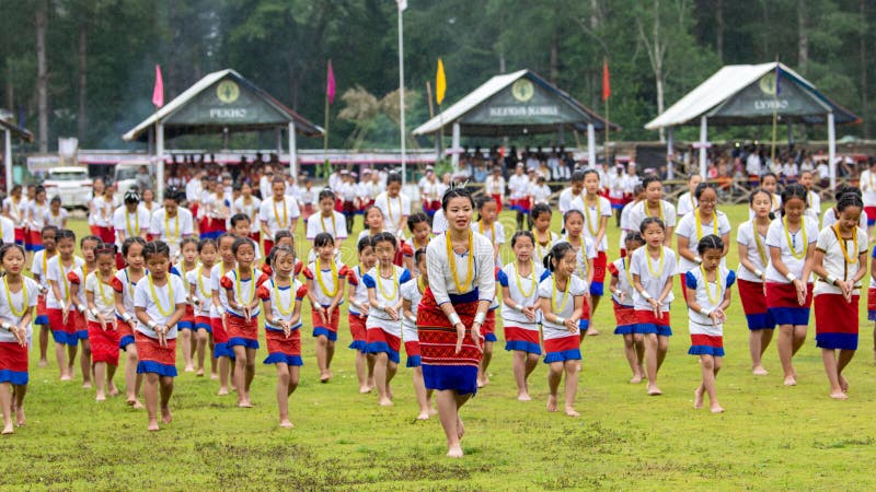 The dance of people of Apatani people during Dhree festival.