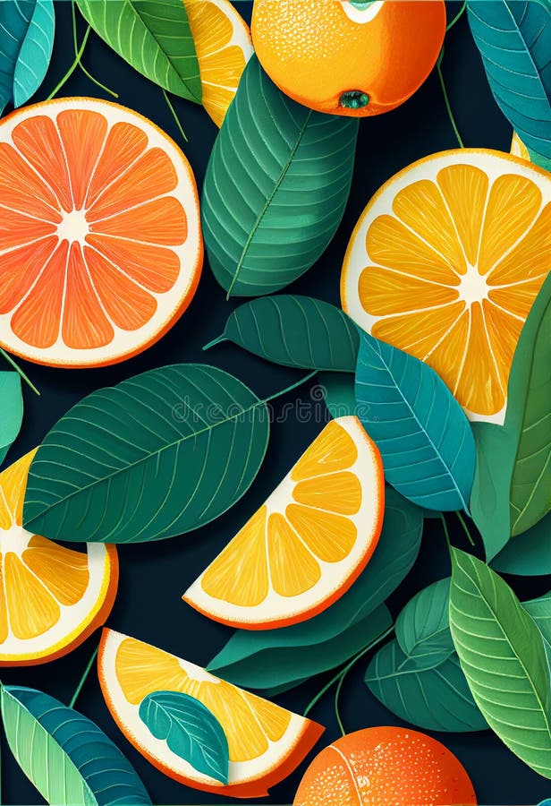 Zitrone und Grapefruits, geschnitten. Sommerfrüchte liegen flach im Hintergrund stock abbildung