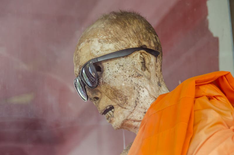 The mummified monk Koh Samui Thailand. The mummified monk Koh Samui Thailand