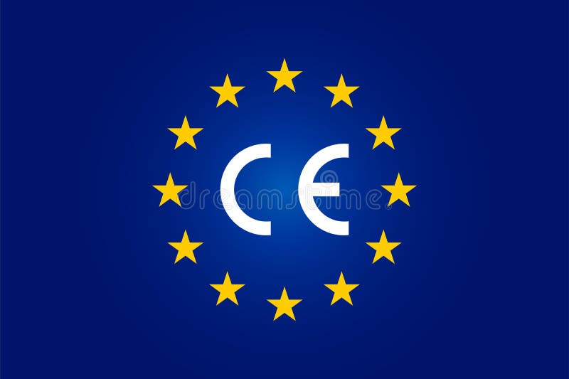 Znak standardowy ce. ikona produktów sprzedawanych w ramach europejskiego obszaru gospodarczego eog. znak flagowy unii europejskie