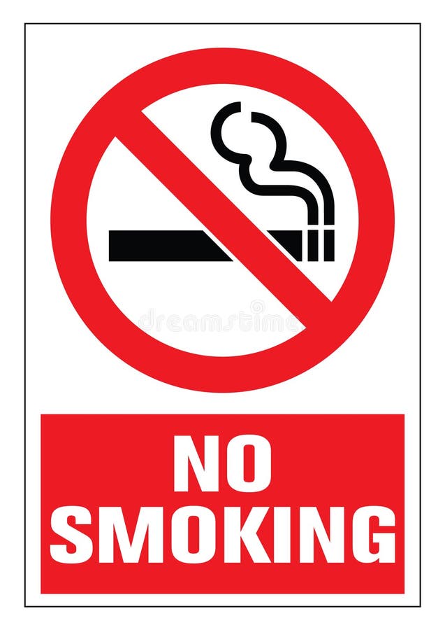 Znak zakazu palenia papierosa.