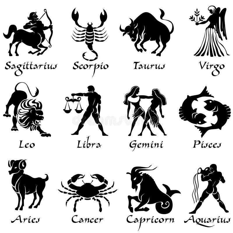 Znak zodiaku wektor ilustracja wektor. Ilustracja złożonej z aries
