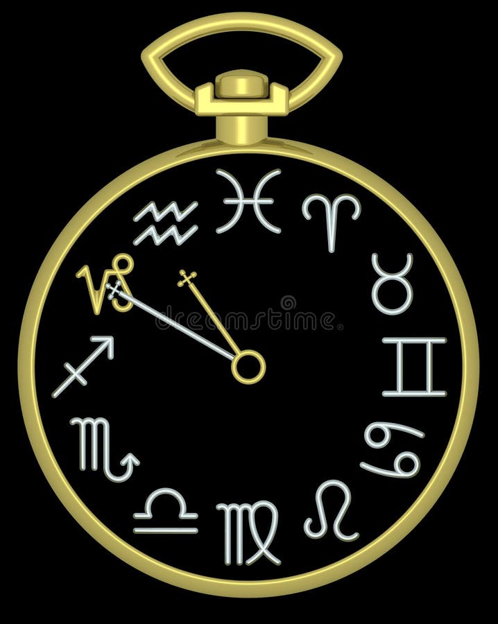 Zodiac Capricorn Clock