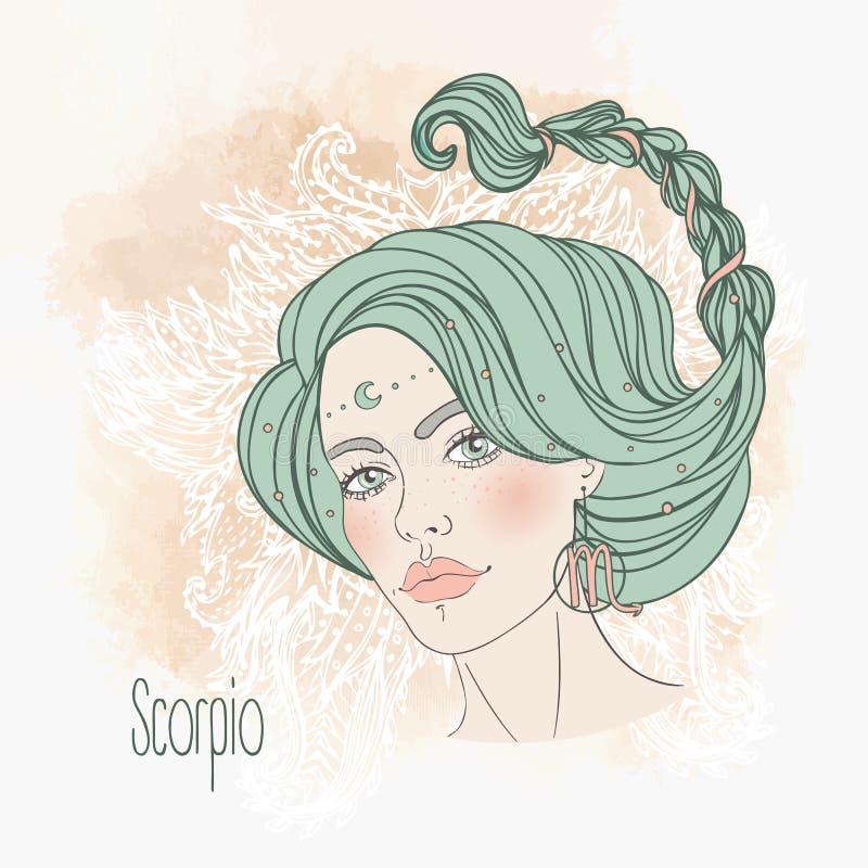 Scorpio sign stock vector. Illustration of capricorn - 92100970