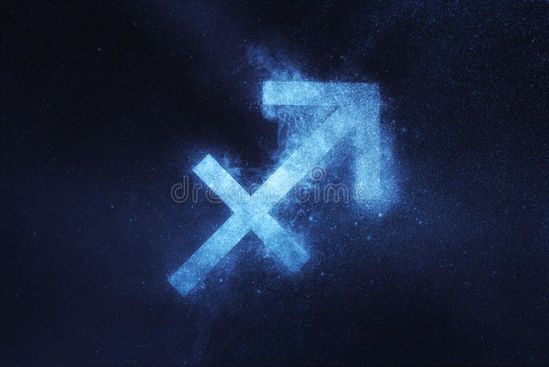 Sagittarius Zodiac Sign. Abstract night sky background. Concept Background. Sagittarius Zodiac Sign. Abstract night sky background. Concept Background