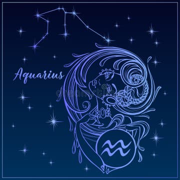 Aquarius Constellation Stock Illustrations – 13,024 Aquarius ...