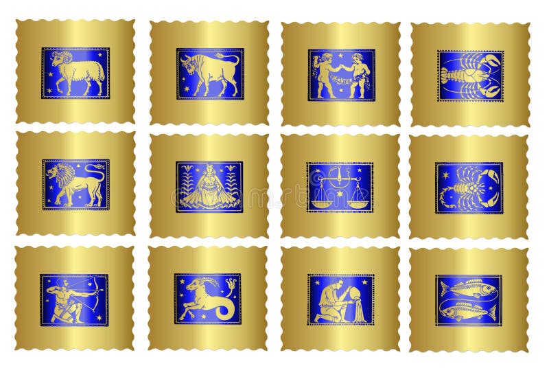 Zodiac sign icons