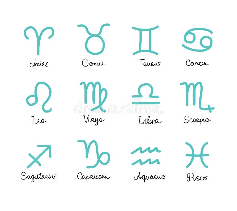 Vector Collection Zodiac Signs Stock Illustrations 4,393 Vector Collection Zodiac Signs Stock