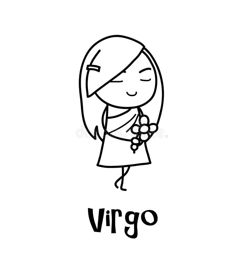Zodiaco del virgo libre illustration Zodiaco del virgo libre illustration