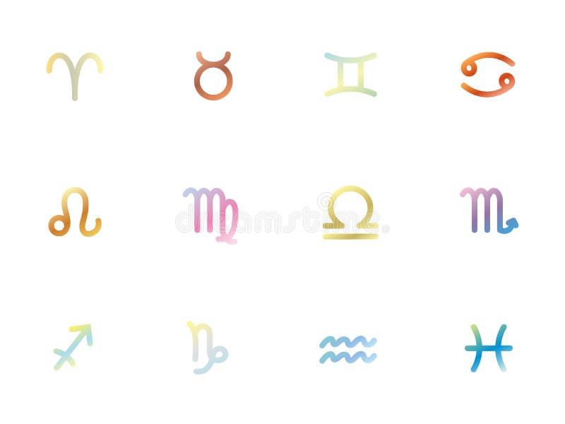 Zodiaco signs2 libre illustration Zodiaco signs2 libre illustration