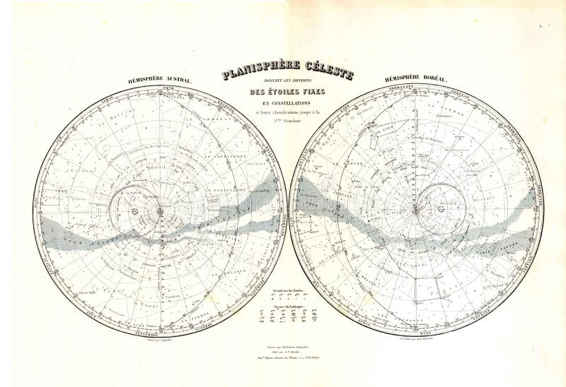 carte du zodiaque