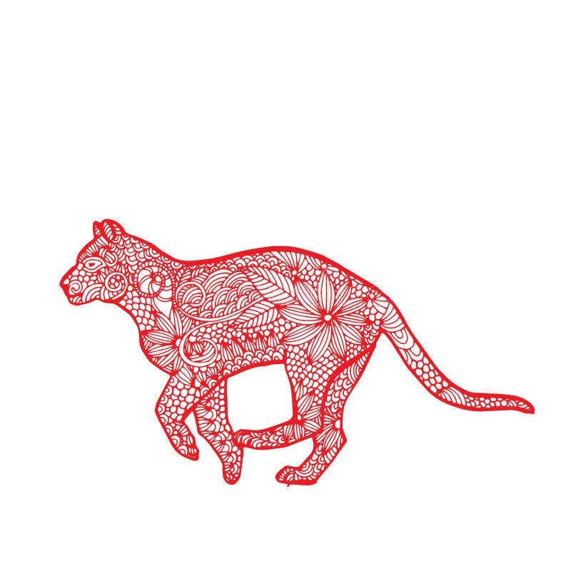Zodiaque de Chinois de tigre illustration de vecteur Zodiaque de Chinois de tigre illustration de vecteur