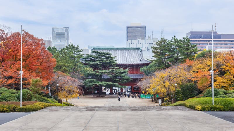 Zojoji tempel i Tokyo arkivfoton Zojoji tempel i Tokyo arkivfoton