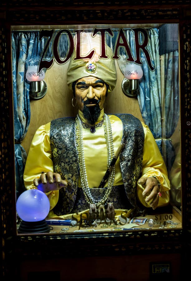 Zoltar the Fortune Teller editorial photography. Image of beard 33587282