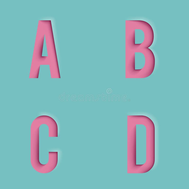 Zombaria realística do projeto do molde 3d das letras de papel do entalhe acima da ilustração do vetor ilustração do vetor Zombaria realística do projeto do molde 3d das letras de papel do entalhe acima da ilustração do vetor ilustração do vetor