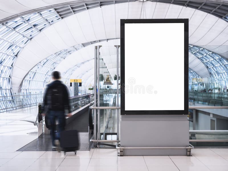 Zombe acima da caixa leve dos meios da bandeira com construção do aeroporto dos povos imagem de stock royalty free Zombe acima da caixa leve dos meios da bandeira com construção do aeroporto dos povos imagem de stock royalty free