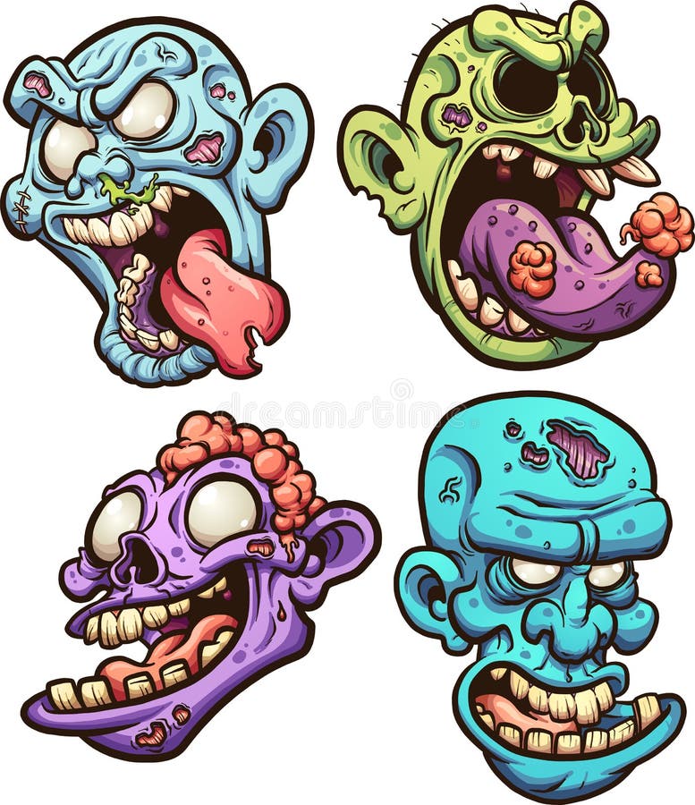Zombie heads