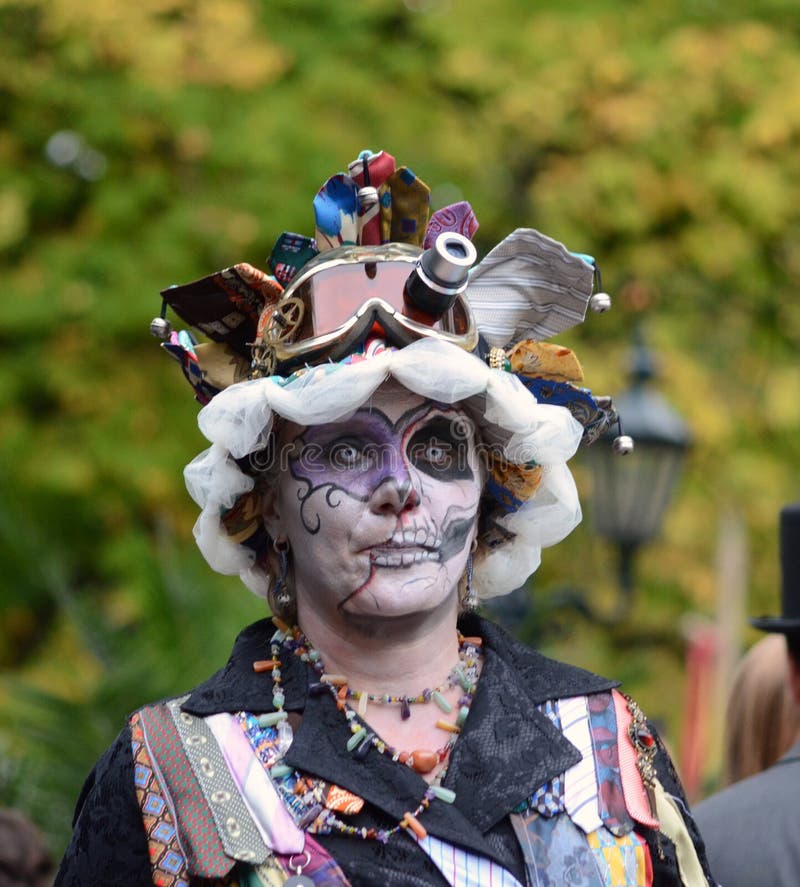 Zombie steampunk editorial photo. Image of woman, vampire 21313316