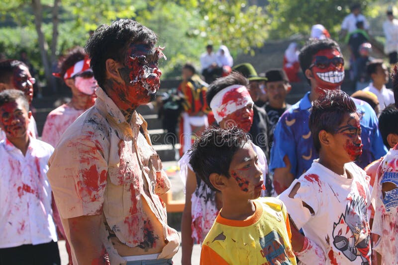 Zombie editorial stock photo. Image of event, indonesia - 43589208