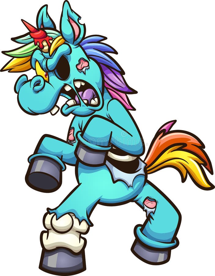 Zombi Unicorn Boobs