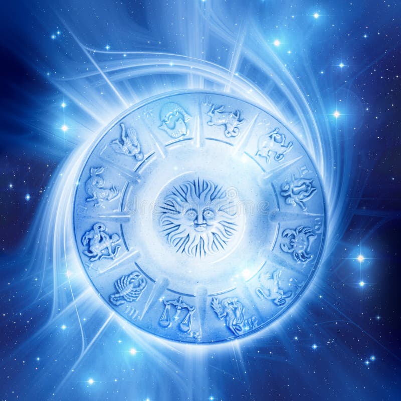 Astrology plate with zodiac signs. Astrology plate with zodiac signs