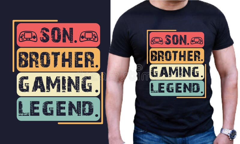 Zonbroeder gaming legende aangepast shirt