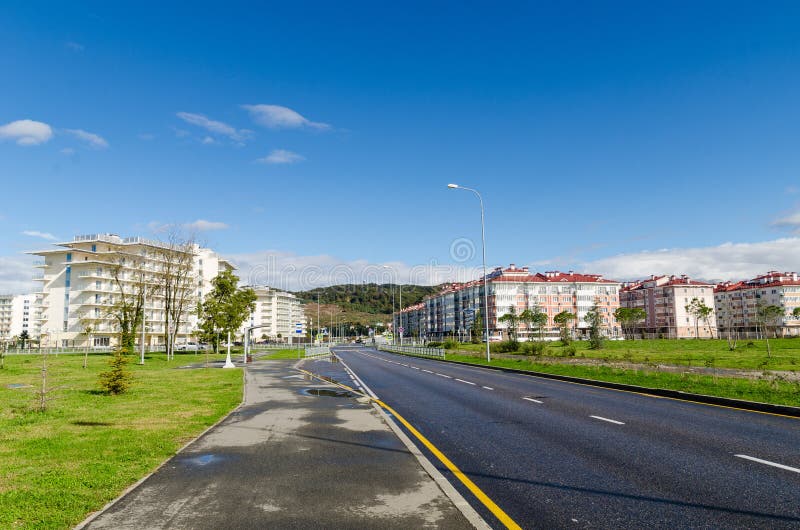 Zone residenziali moderne immagine stock libera da diritti Zone residenziali moderne immagine stock libera da diritti