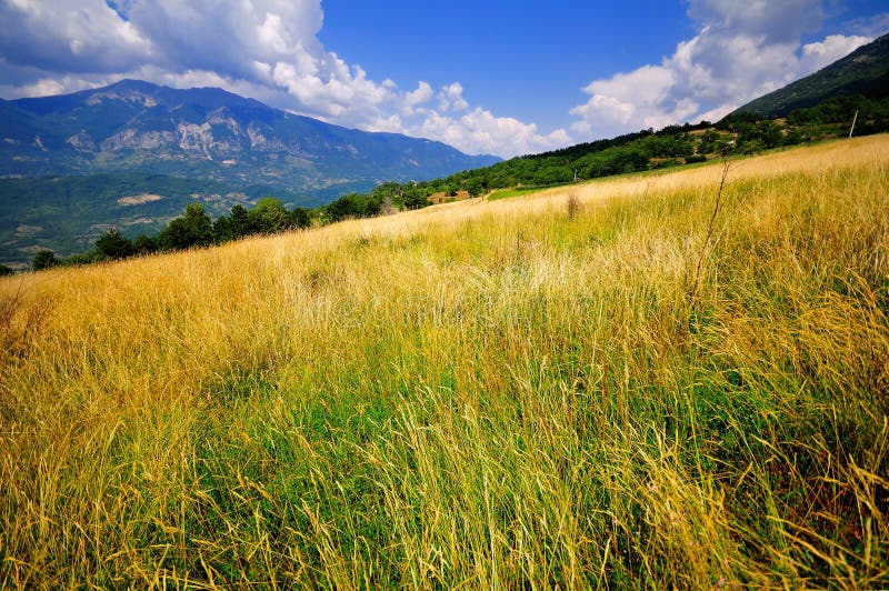 A summer day in the Abruzzo region in Central Italy. A summer day in the Abruzzo region in Central Italy