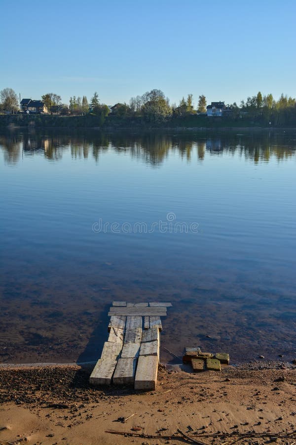 Zonnige de lenteochtend stock afbeelding