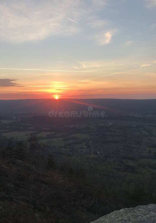 Zonsopgang stock afbeelding Zonsopgang stock afbeelding