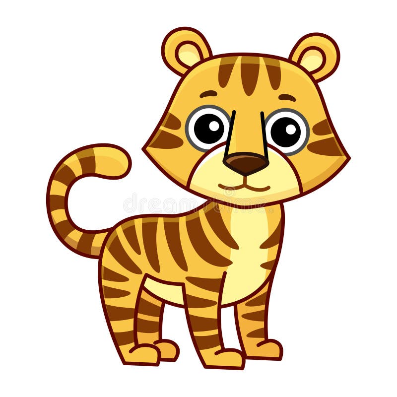 Zoo Animal. Funny Little Tiger in a Cartoon Style Stock Vector - Illustration of vector, character: 226676473 Zoo Animal. Funny Little Tiger in a Cartoon Style Stock Vector - Illustration of vector, character: 226676473
