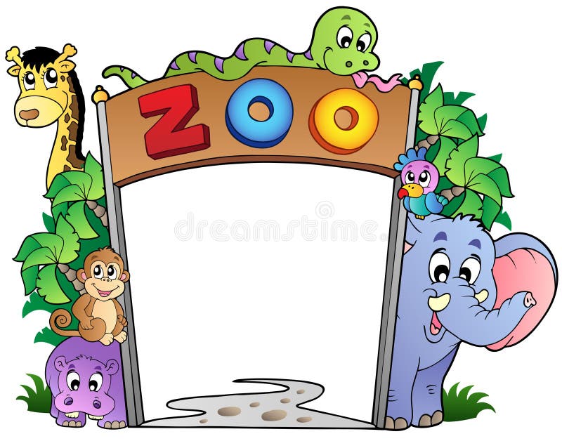 zoo drawing | How to draw zoo step by step | Draw a zoo | drawing of zoo |  zoo animals - YouTube