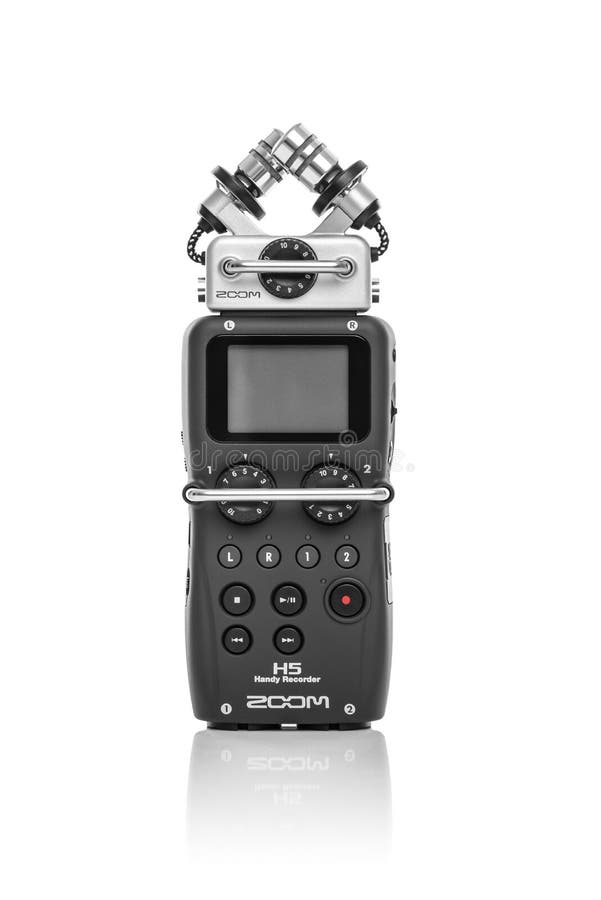 Zoom H5 - Portable digital 4-channel audio recorder, 24-bit 96kHz.